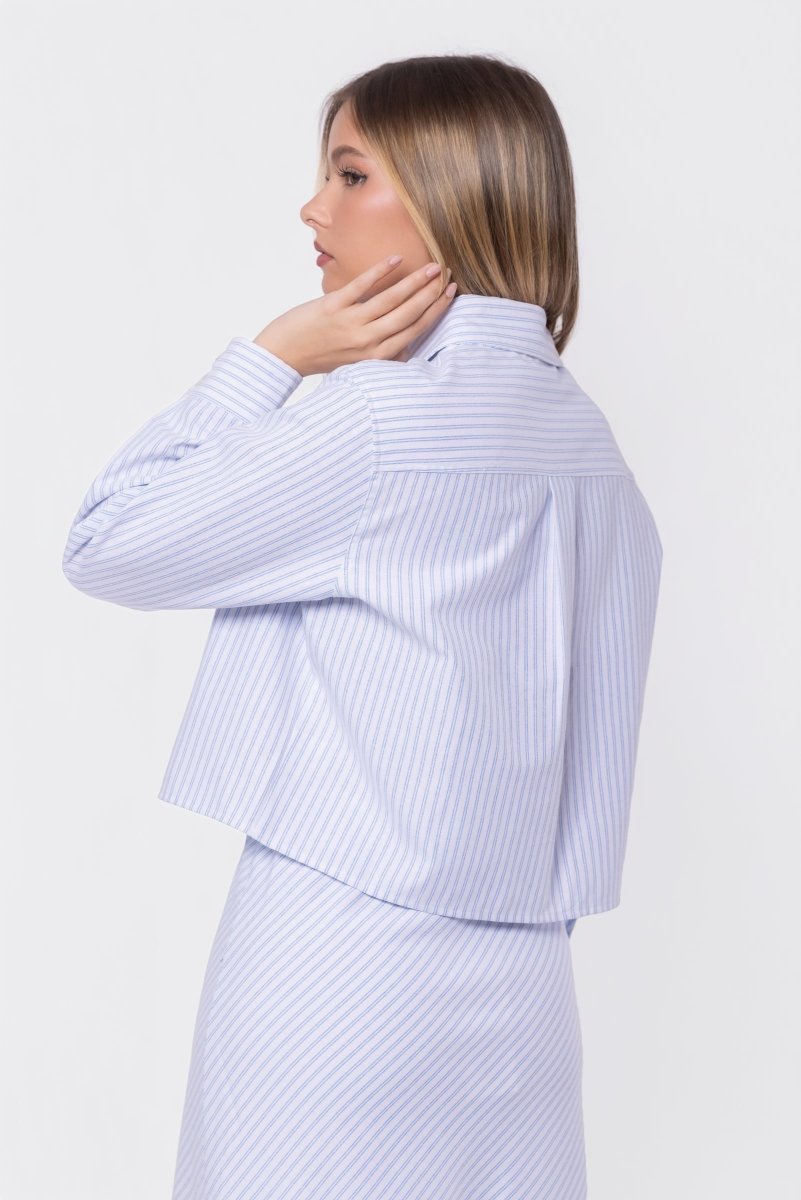 Anita Top (Blue Stripe)