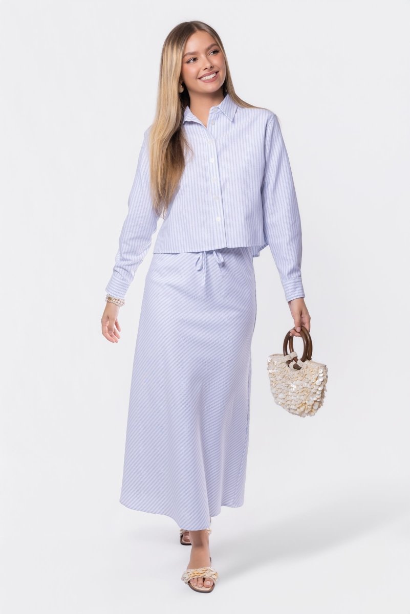 Anita Top (Blue Stripe)