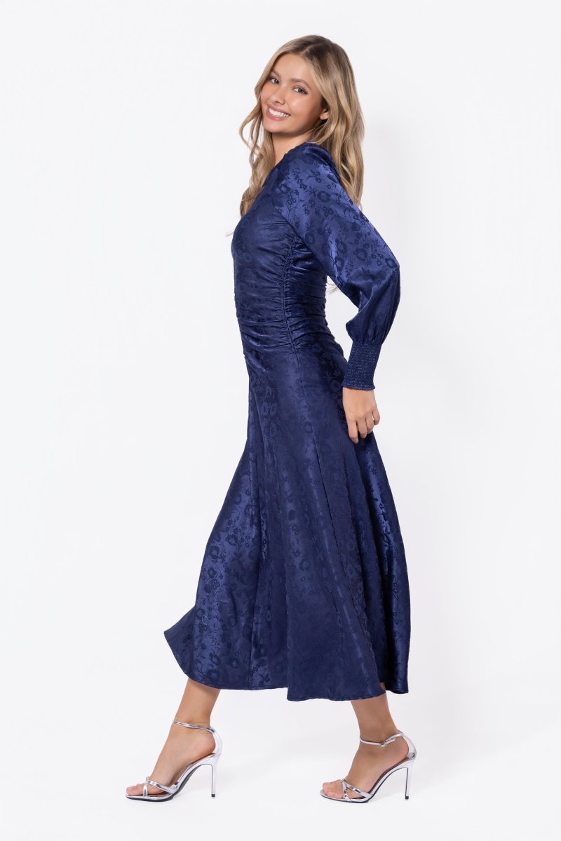 Audrey Dress Long Sleeve (Navy)