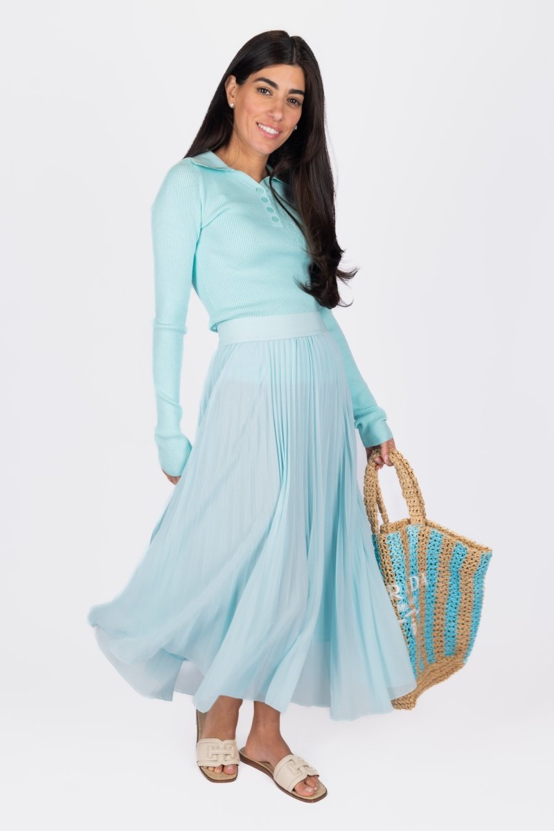 Bailey Top (Aqua Blue)