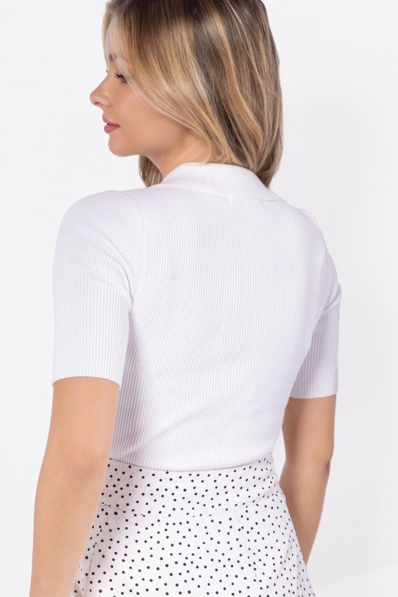 Bailey Top Short Sleeve (White)