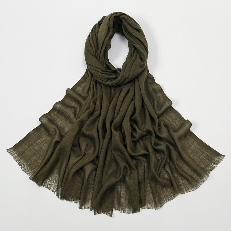 Bamboo Cotton Hijab Scarf(MH208)