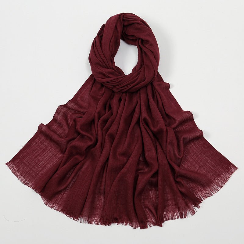 Bamboo Cotton Hijab Scarf(MH208)