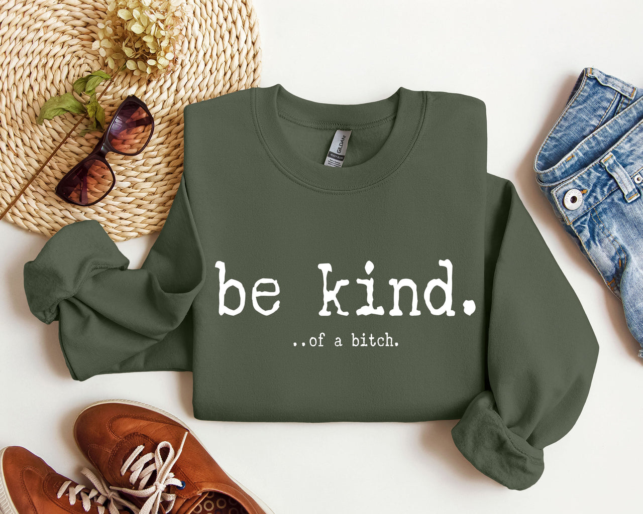 Be Kind Be Kind College Campus Sarcasm Be Kind Statement For The Daily Campus Wardrobe Sweatshirt