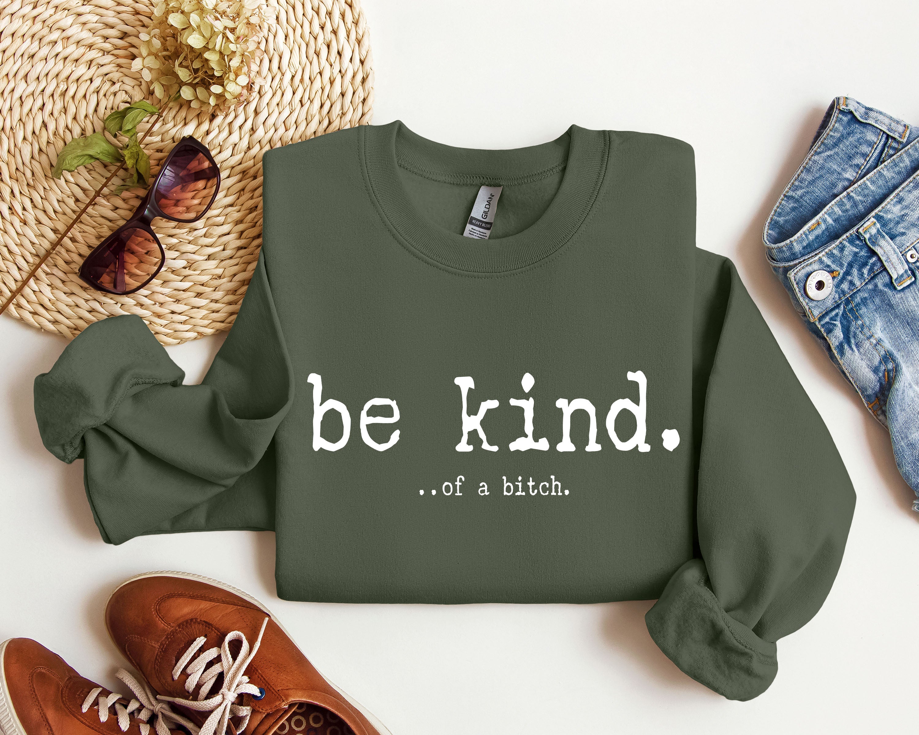 Be Kind Be Kind College Campus Sarcasm Be Kind Statement For The Daily Campus Wardrobe Sweatshirt
