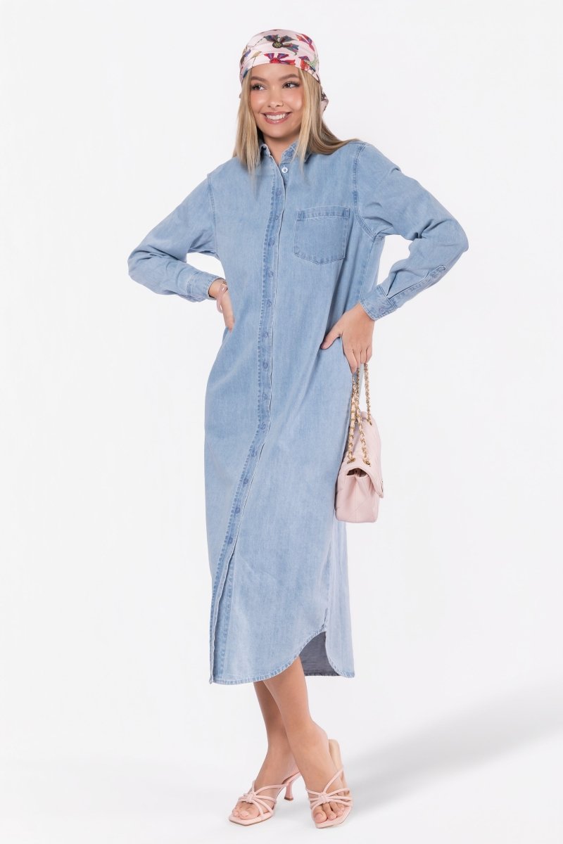 Bonnie Dress 49" (Blue)