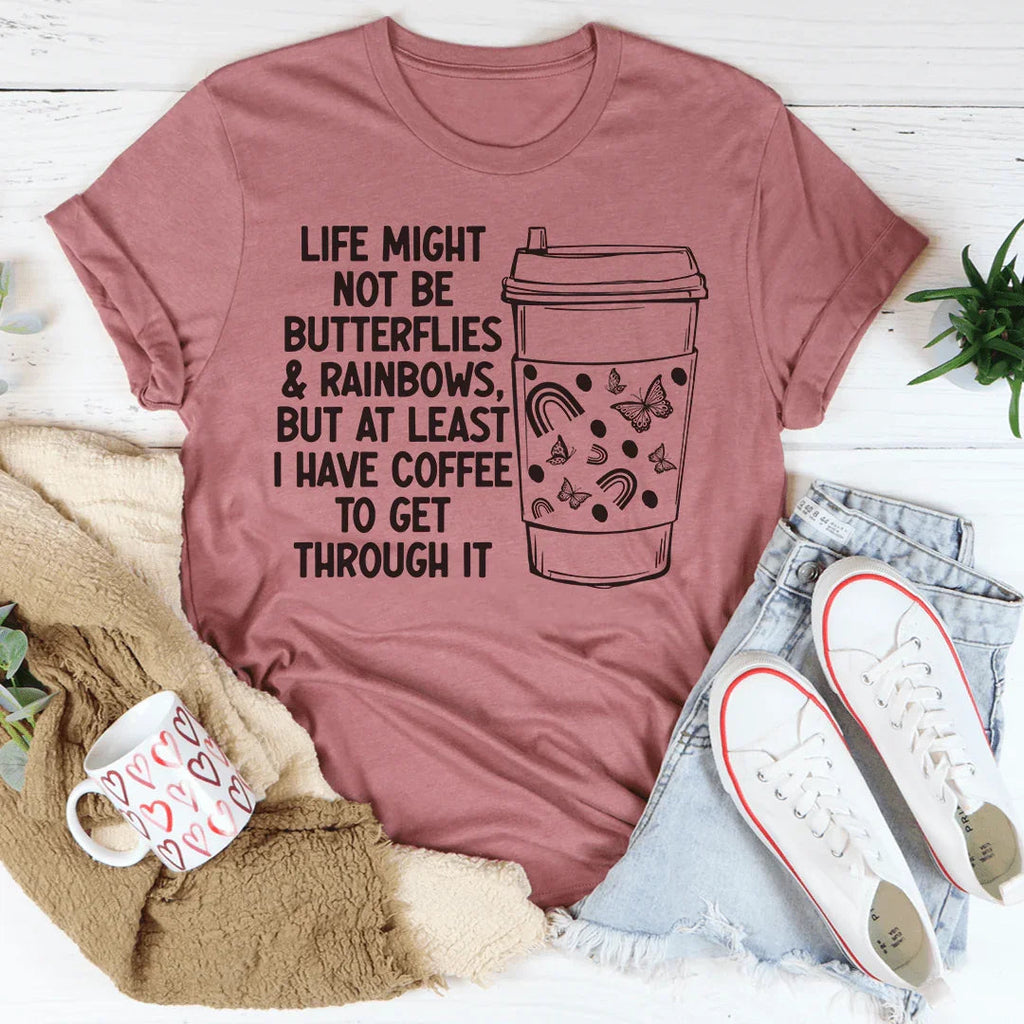 Butterflies And Rainbows Tee