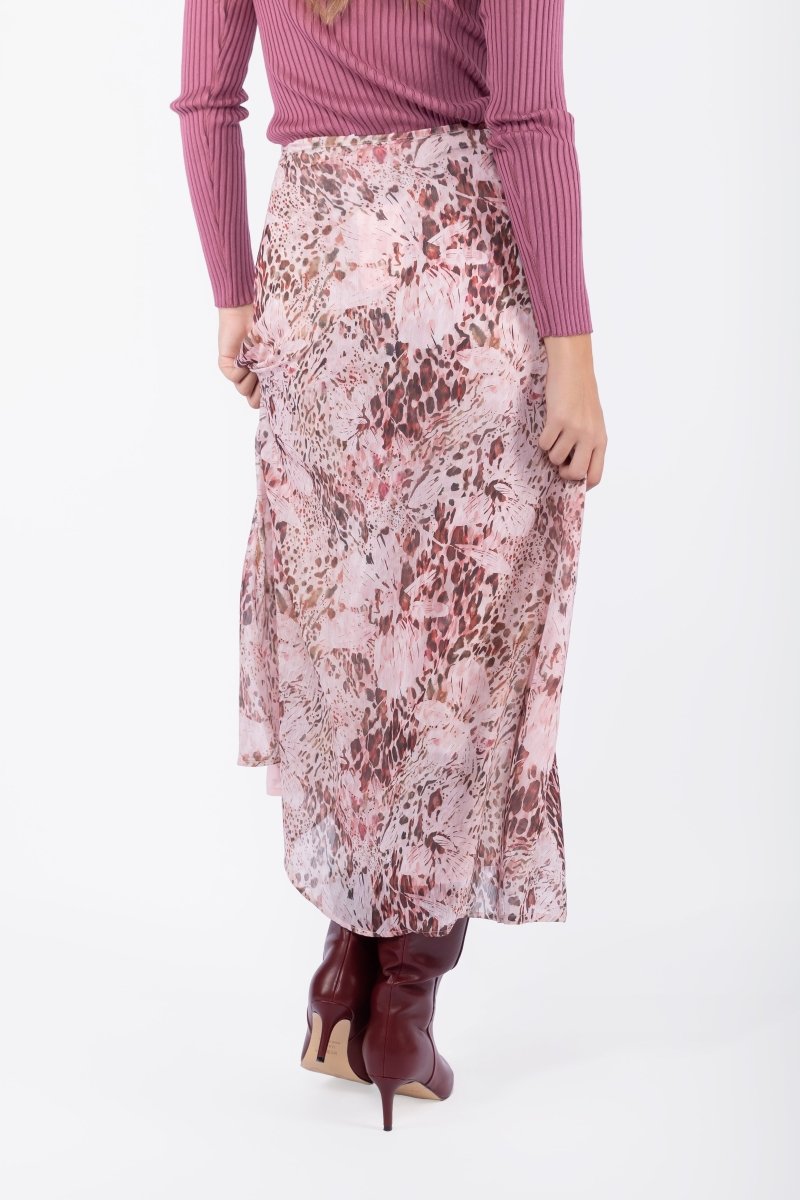 Calista Skirt (Pink Pattern)