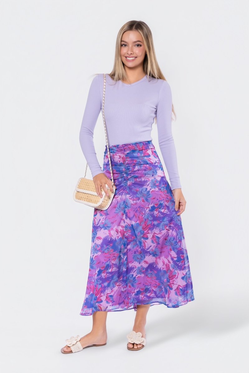 Calista Skirt (Purple/Pink)