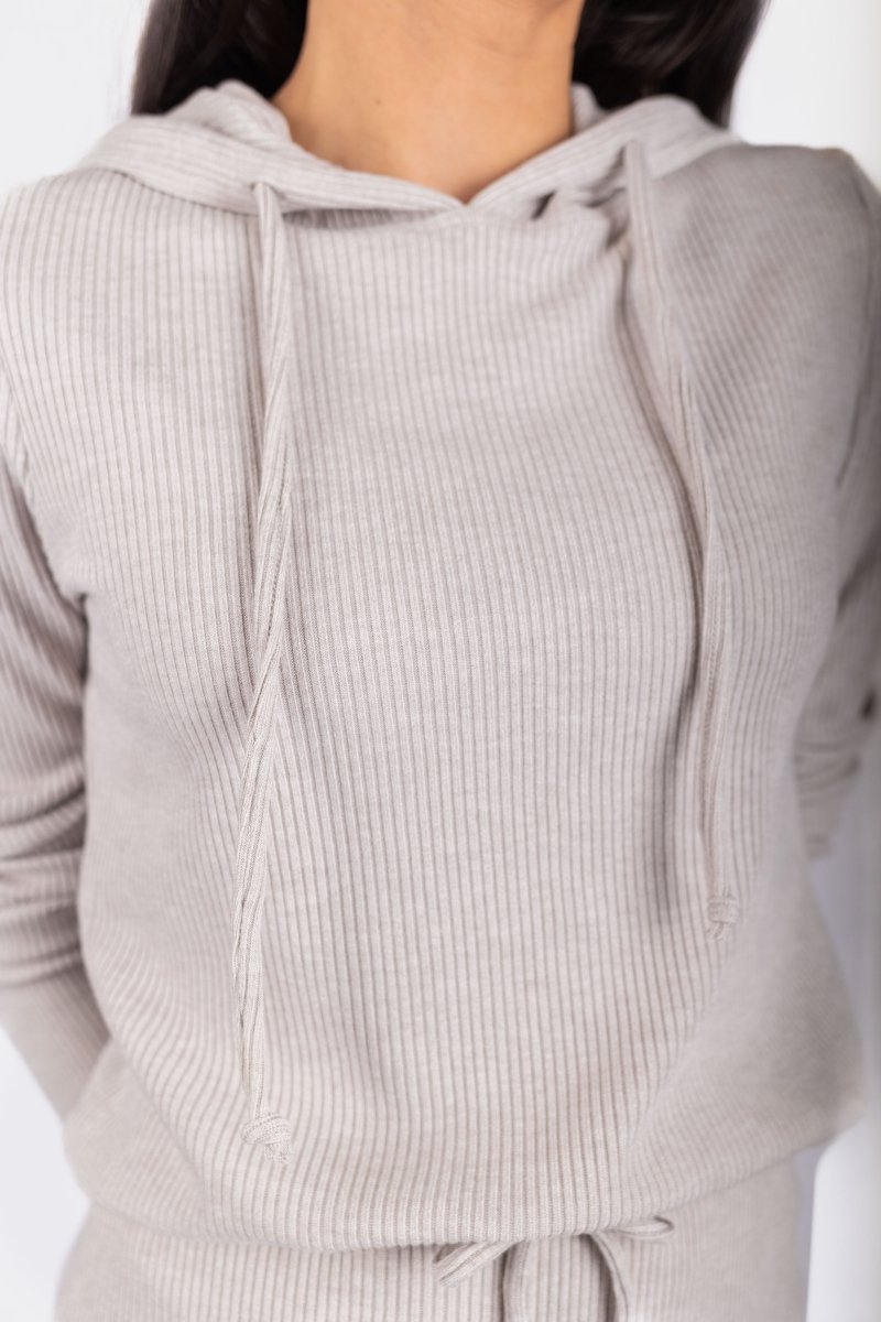 Callie Ribbed Top (Stone)