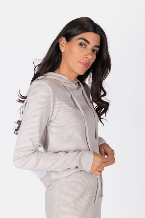 Callie Ribbed Top (Stone)