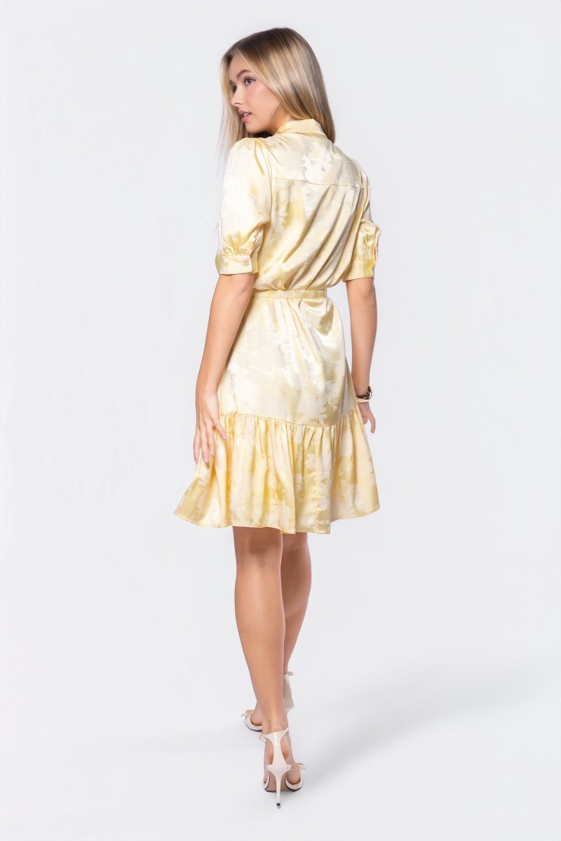 Celine Dress 39" (Butter Yellow)