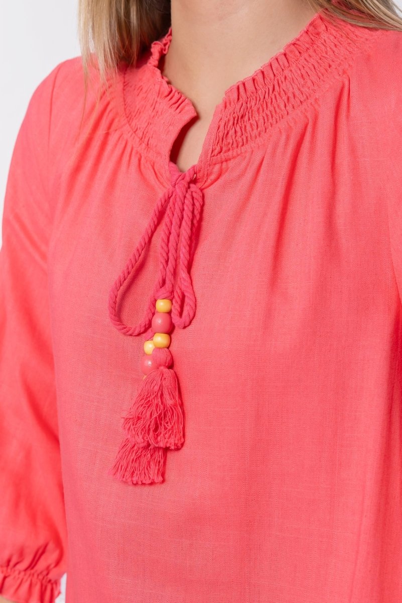 Clio Dress 40" (Pink)