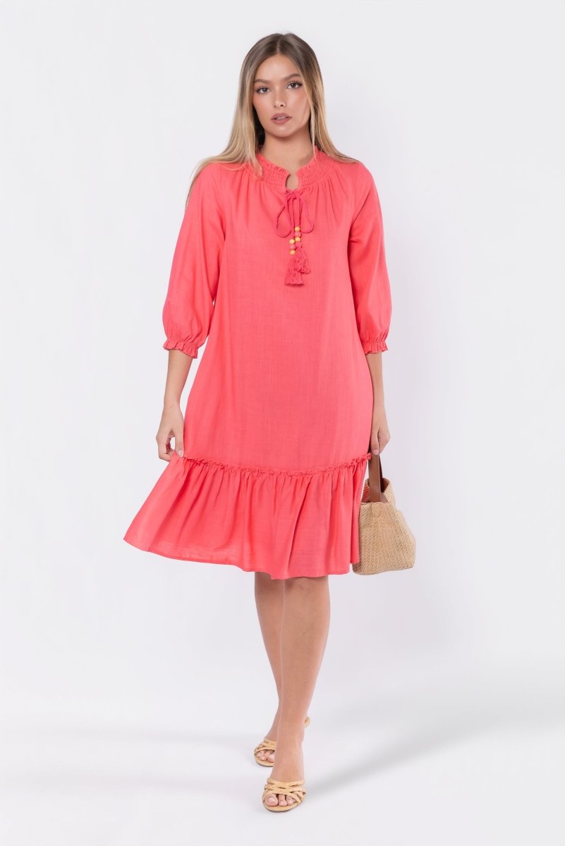 Clio Dress 40" (Pink)