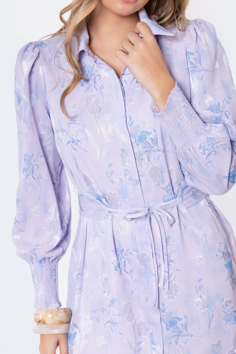 Connie Dress (Blue/White)