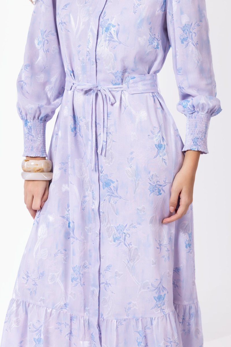 Connie Dress (Blue/White)
