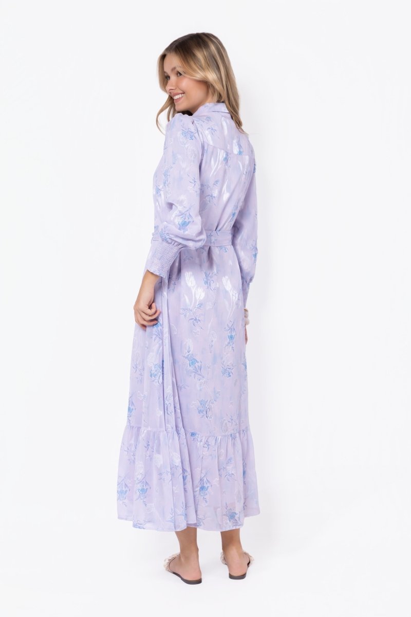 Connie Dress (Blue/White)