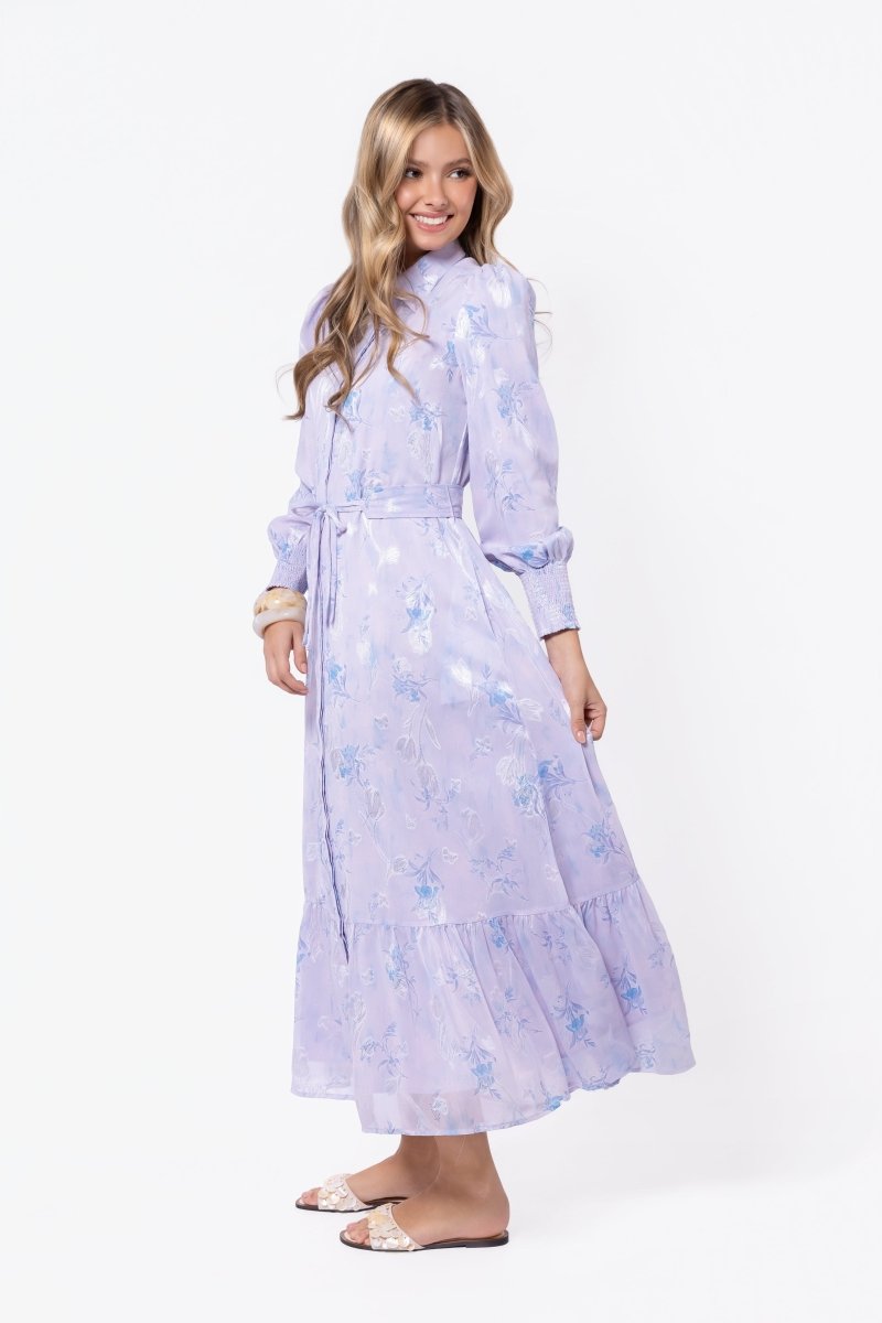 Connie Dress (Blue/White)