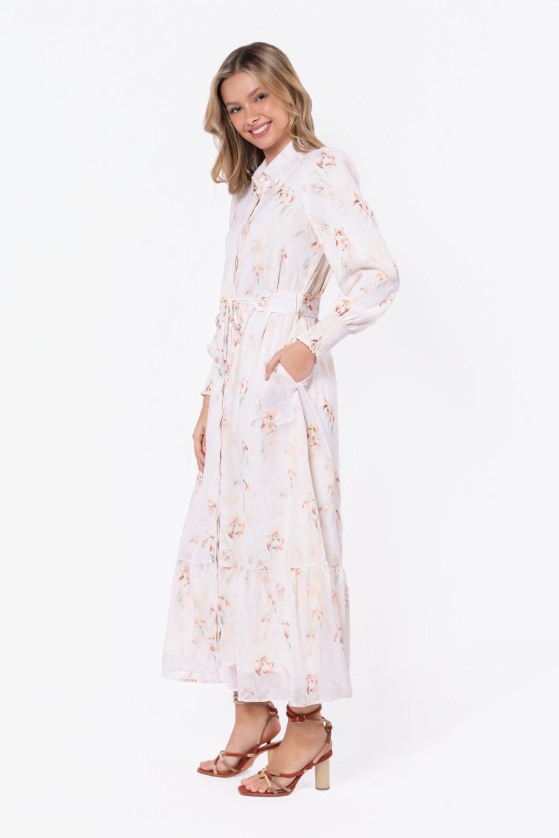 Connie Dress (Light Peach)