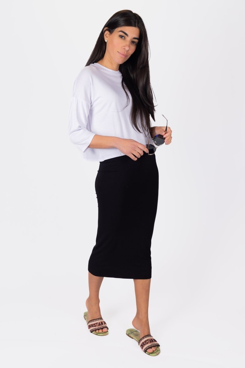 Cropped Tee (Pure White)