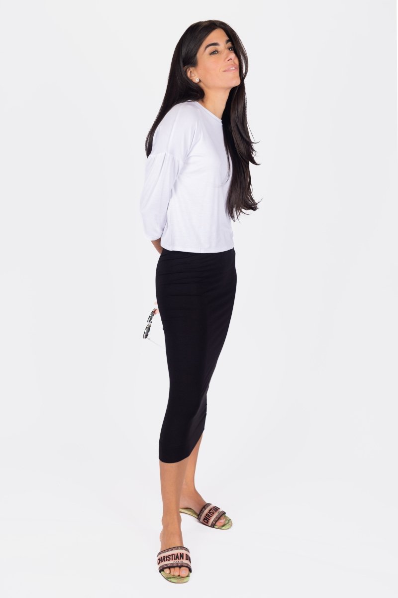 Cropped Tee (Pure White)