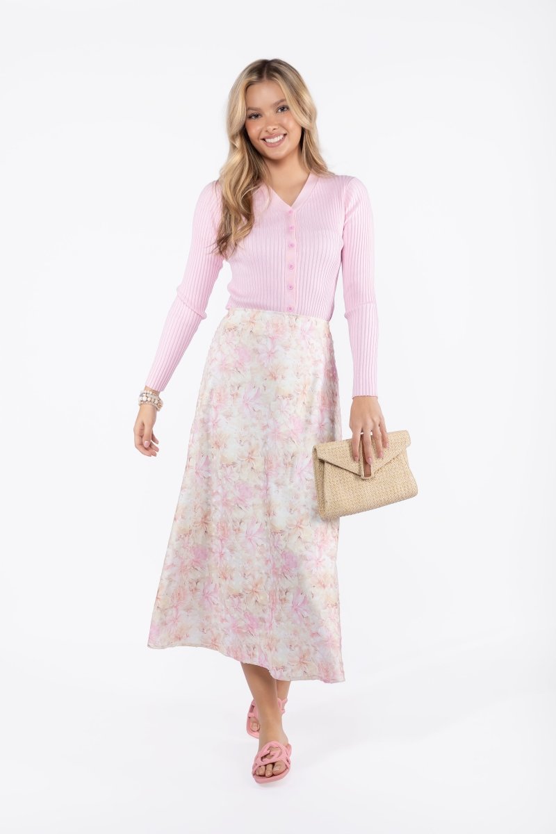 Dakota Skirt (Peach/Pink)