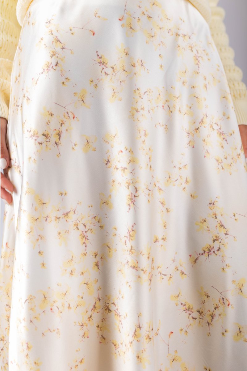 Dakota Skirt (Yellow Flower)