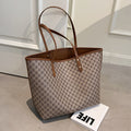 Handbag For Women Trends Brand Designer Striped Shopper Shoulder Shopping Bag