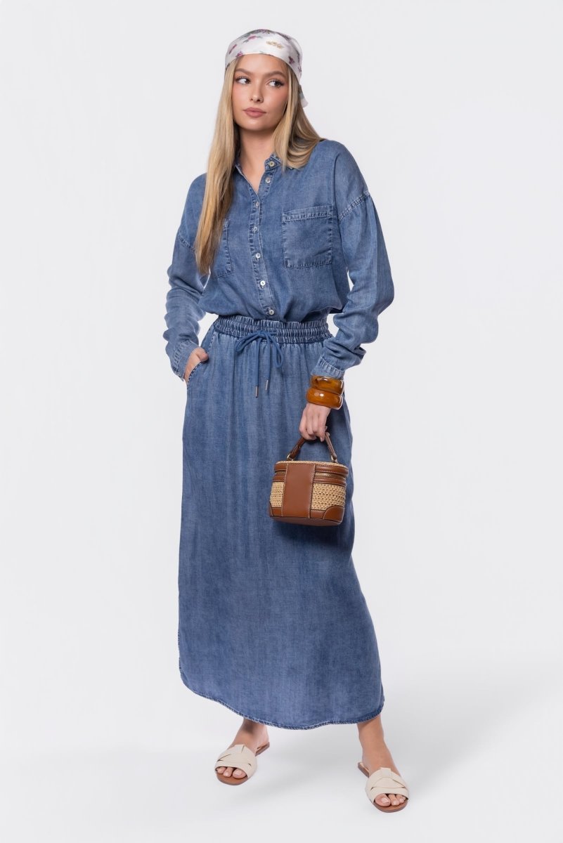 Denver Skirt 36" (Blue)