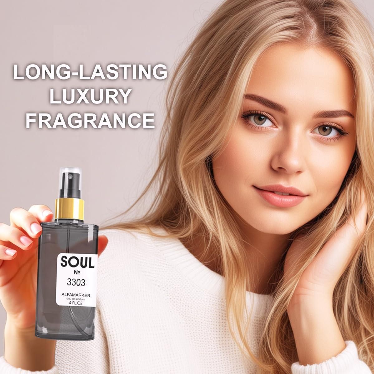 SOUL No. 4002 Impression Mandarino di Amalfi Perfume for Women Women Eau de Parfum Spray 4.0 Fl Oz 120 ml Long Lasting Fragrance