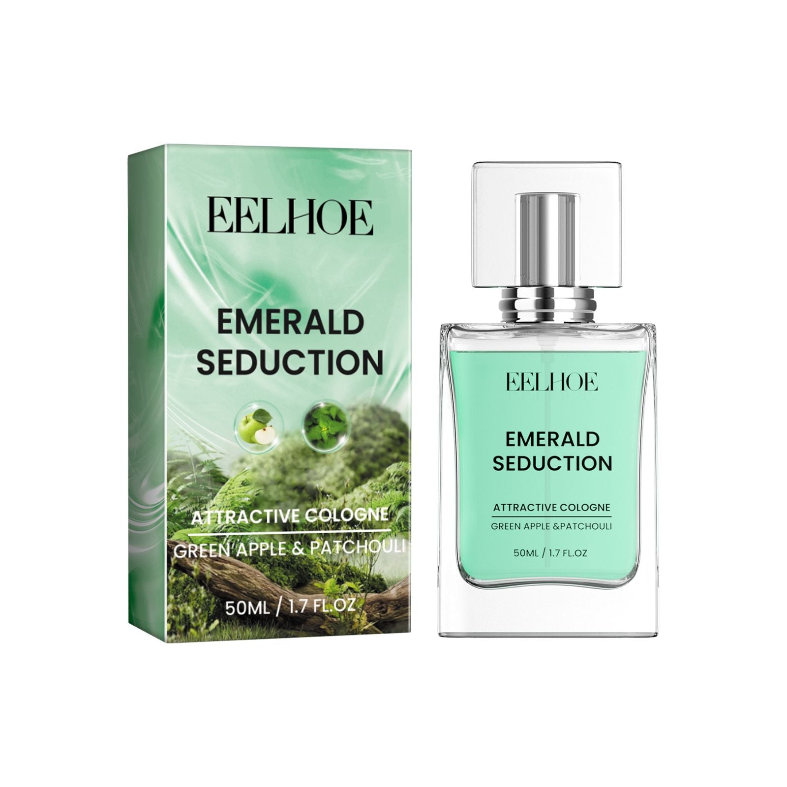 EELHO Men's Perfume (Emerald) Long-lasting Fragrance for Couples Dating Fragrance Natural and fresh to take with you - Christmas gift