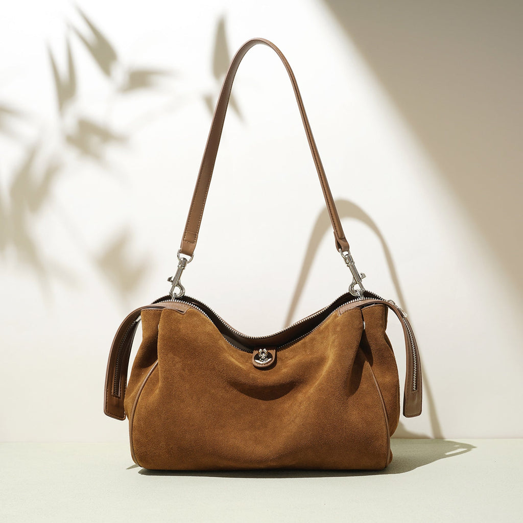 Luxury Niche Fashion Crossbody Bag Made From Genuine Leather