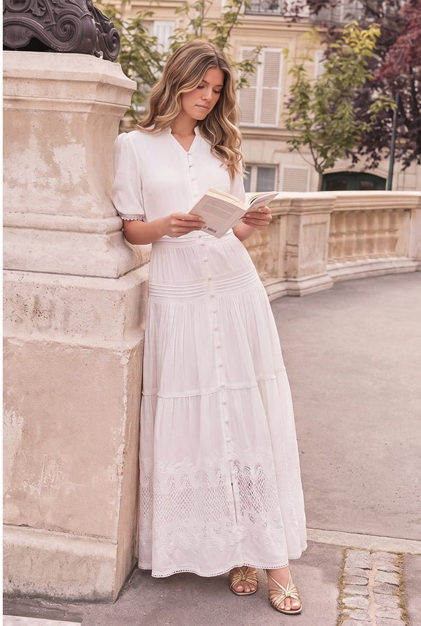Hallie Dress (White)