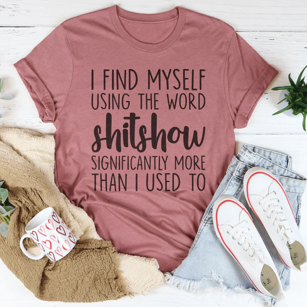 I Find Myself Using The Word Tee