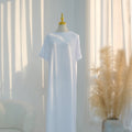 Ice Silk Crinkle Basic Dress(MA392)