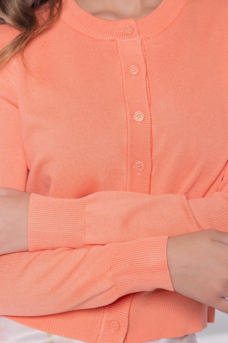 Jade Cardigan (Coral)