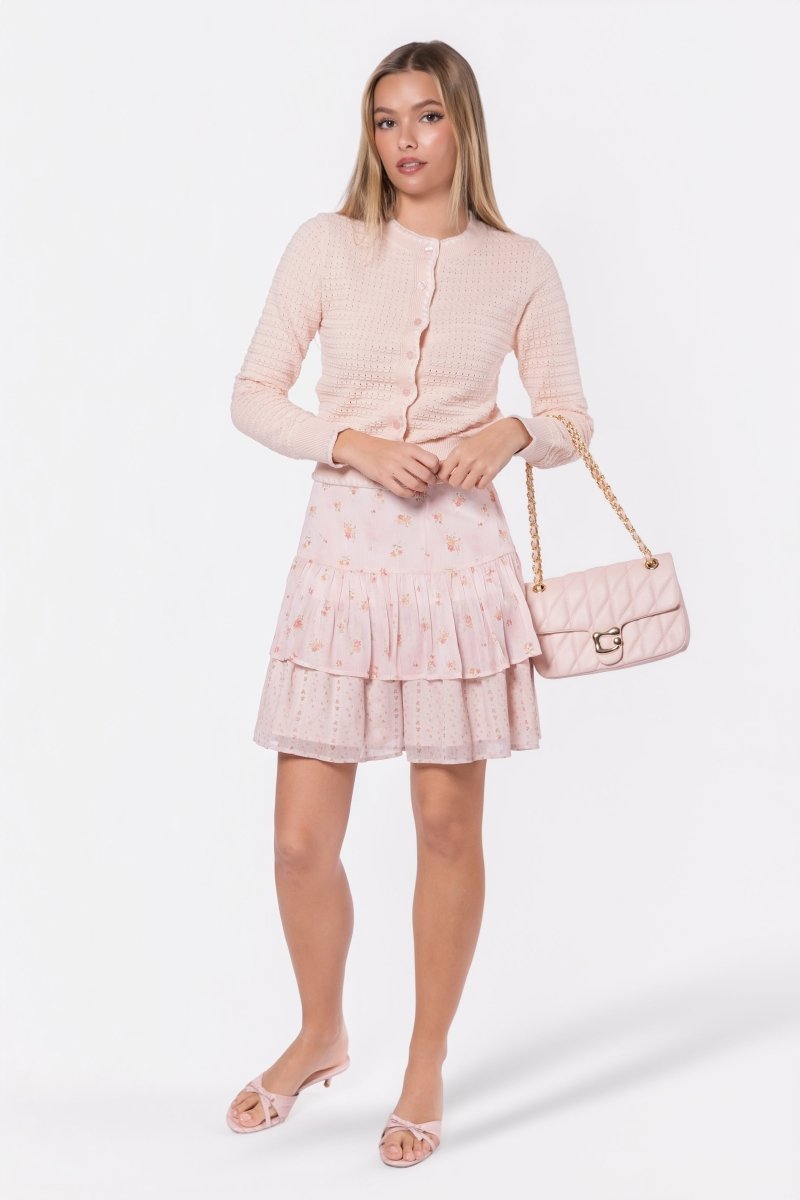 Jane Cardigan (Light Peach)