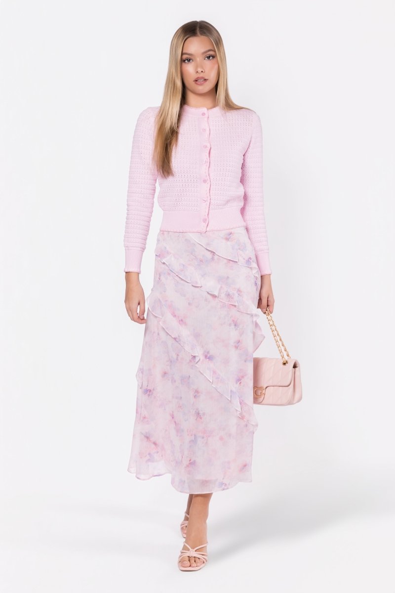 Jane Cardigan (Pale Pink)