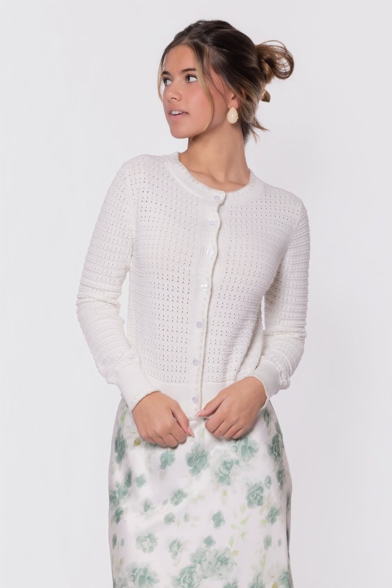 Jane Cardigan (White)