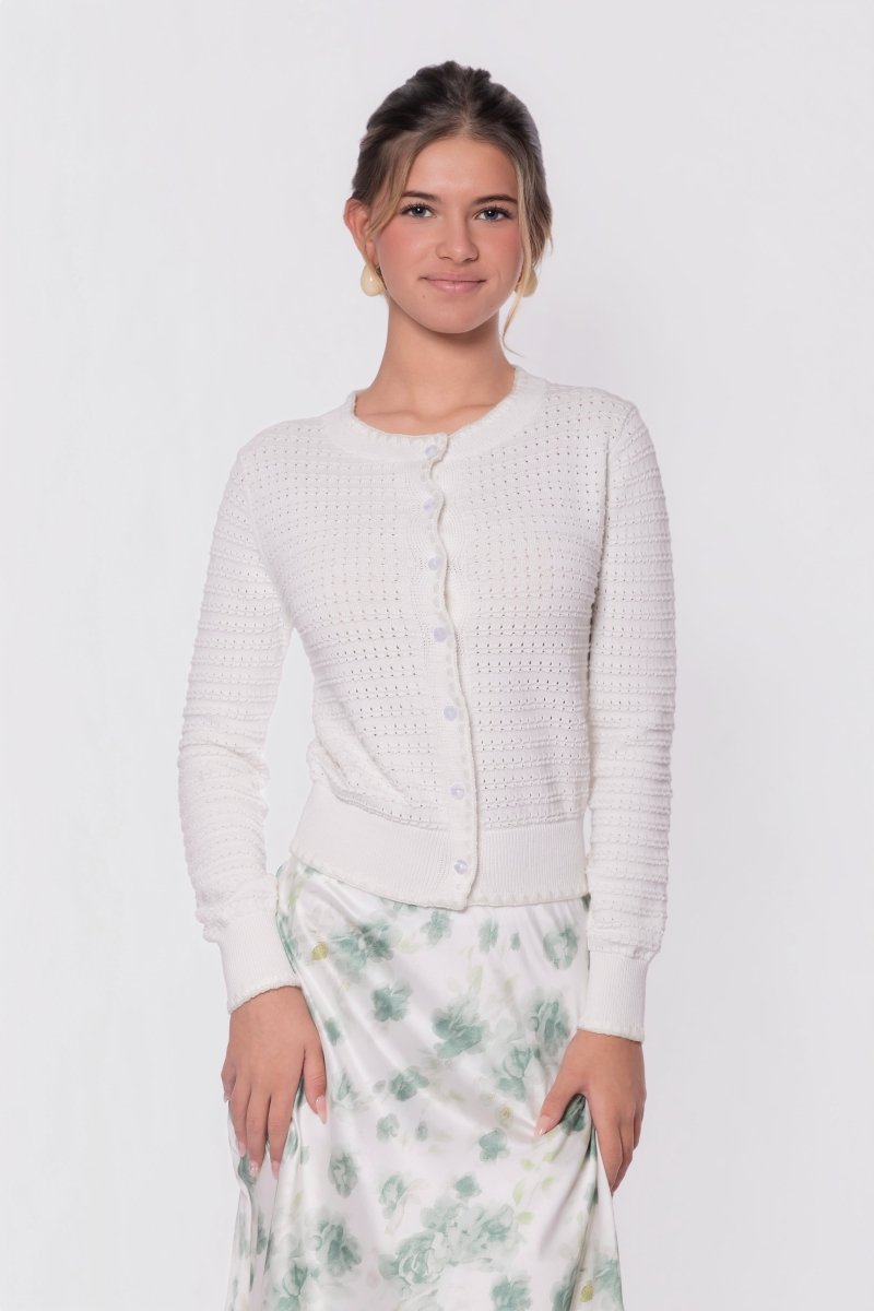 Jane Cardigan (White)