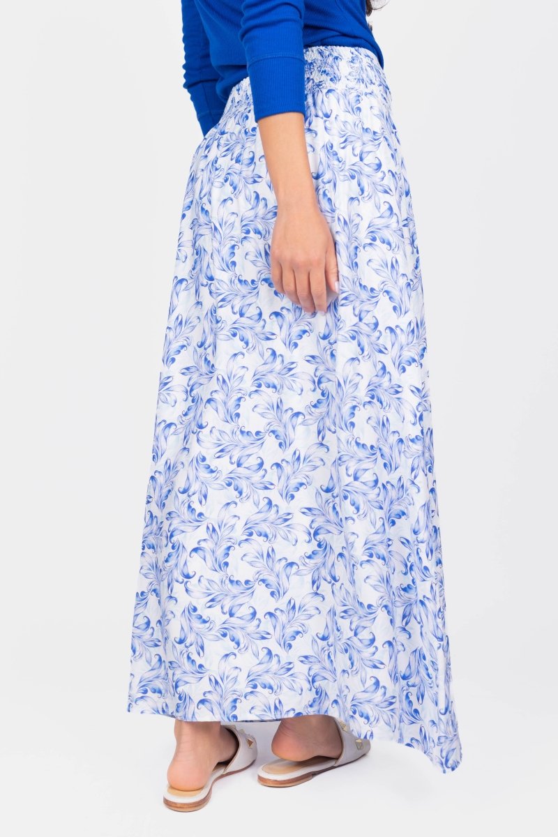 Josephine Skirt (Blue/White)