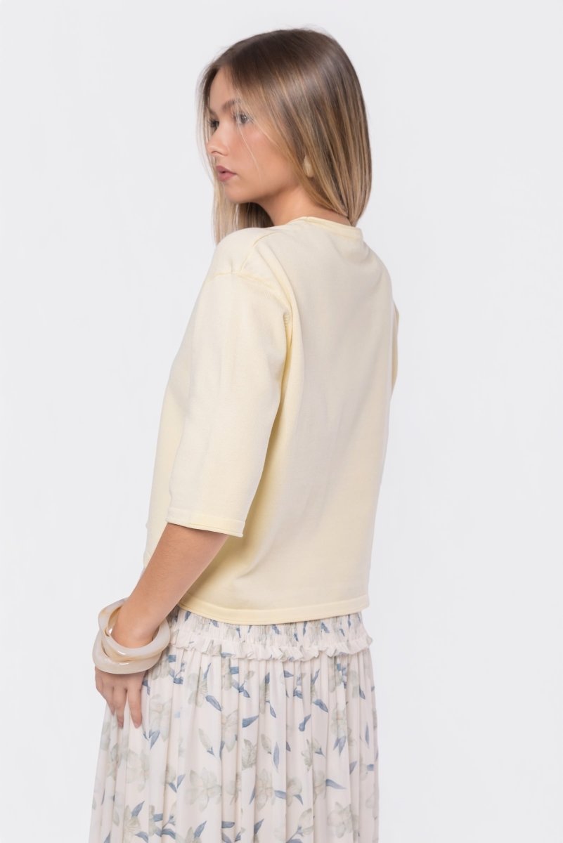 Jude Top (Butter Yellow)