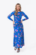 Juliana Dress (Blue/Pink)