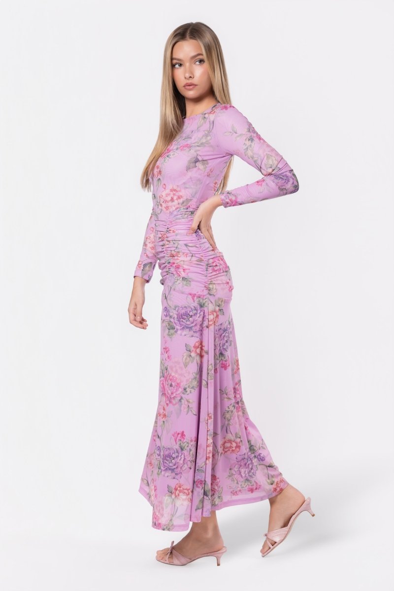 Juliana Dress (Pink/Green)