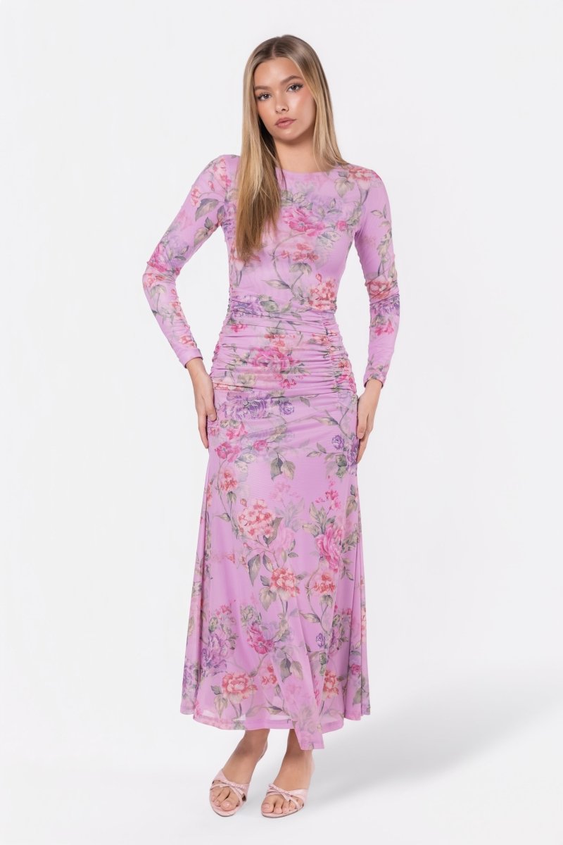 Juliana Dress (Pink/Green)