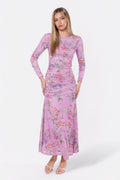 Juliana Dress (Pink/Green)