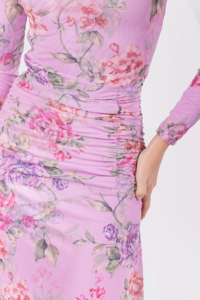 Juliana Dress (Pink/Green)