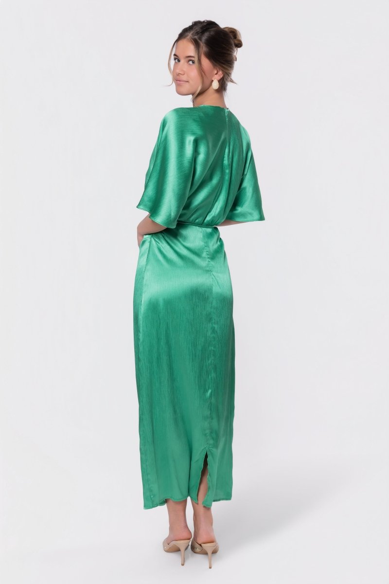 Juniper Dress (Green Solid)