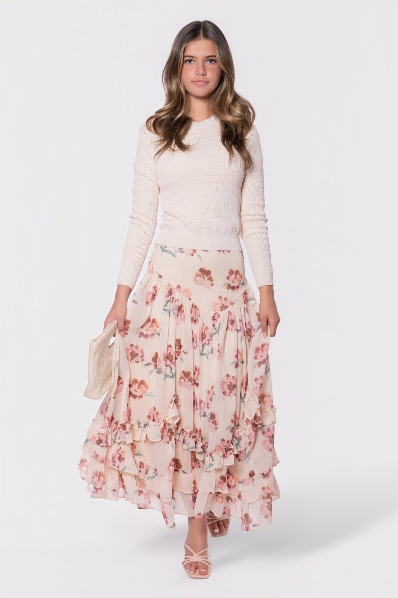 Kalina Skirt (Beige)