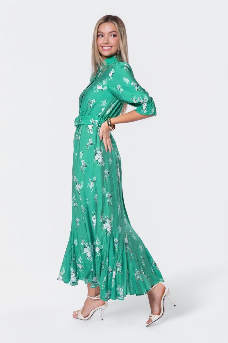 Karen Dress (Green Pattern)